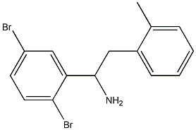 1-(2,5-dibromophenyl)-2-(2-methylphenyl)ethan-1-amine