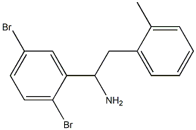  1-(2,5-dibromophenyl)-2-(2-methylphenyl)ethan-1-amine