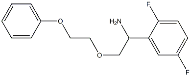 1-(2,5-difluorophenyl)-2-(2-phenoxyethoxy)ethan-1-amine,,结构式