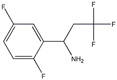 1-(2,5-difluorophenyl)-3,3,3-trifluoropropan-1-amine,,结构式