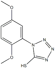 1-(2,5-dimethoxyphenyl)-1H-1,2,3,4-tetrazole-5-thiol 结构式