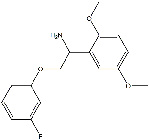 1-(2,5-dimethoxyphenyl)-2-(3-fluorophenoxy)ethanamine Structure