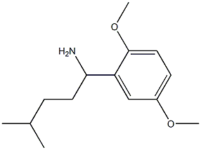 1-(2,5-dimethoxyphenyl)-4-methylpentan-1-amine