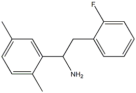 1-(2,5-dimethylphenyl)-2-(2-fluorophenyl)ethan-1-amine