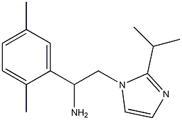 1-(2,5-dimethylphenyl)-2-[2-(propan-2-yl)-1H-imidazol-1-yl]ethan-1-amine