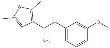 1-(2,5-dimethylthiophen-3-yl)-2-(3-methoxyphenyl)ethan-1-amine