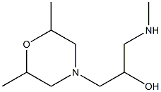 1-(2,6-dimethylmorpholin-4-yl)-3-(methylamino)propan-2-ol