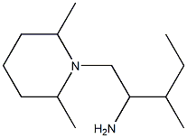 1-(2,6-dimethylpiperidin-1-yl)-3-methylpentan-2-amine Structure