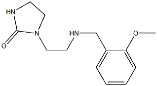 1-(2-{[(2-methoxyphenyl)methyl]amino}ethyl)imidazolidin-2-one Struktur