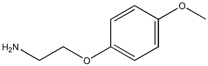 1-(2-aminoethoxy)-4-methoxybenzene 结构式