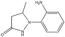 1-(2-aminophenyl)-5-methylpyrazolidin-3-one Structure