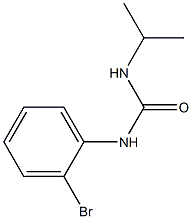 1-(2-bromophenyl)-3-propan-2-ylurea Struktur