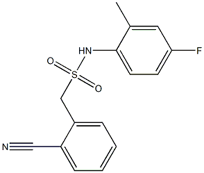 1-(2-cyanophenyl)-N-(4-fluoro-2-methylphenyl)methanesulfonamide