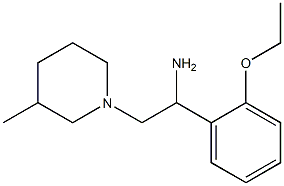 1-(2-ethoxyphenyl)-2-(3-methylpiperidin-1-yl)ethanamine Structure