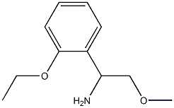 1-(2-ethoxyphenyl)-2-methoxyethanamine Struktur