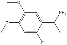 1-(2-fluoro-4,5-dimethoxyphenyl)ethanamine 结构式