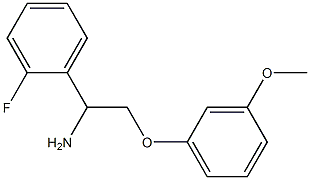 1-(2-fluorophenyl)-2-(3-methoxyphenoxy)ethanamine