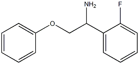 1-(2-fluorophenyl)-2-phenoxyethanamine Structure