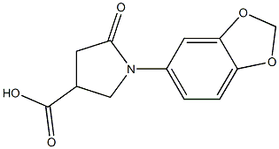 1-(2H-1,3-benzodioxol-5-yl)-5-oxopyrrolidine-3-carboxylic acid