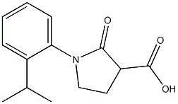 1-(2-isopropylphenyl)-2-oxopyrrolidine-3-carboxylic acid