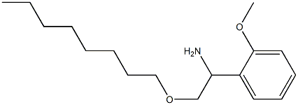 1-(2-methoxyphenyl)-2-(octyloxy)ethan-1-amine Struktur