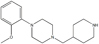  1-(2-methoxyphenyl)-4-(piperidin-4-ylmethyl)piperazine