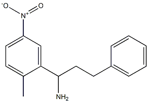 1-(2-methyl-5-nitrophenyl)-3-phenylpropan-1-amine