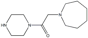 1-(2-oxo-2-piperazin-1-ylethyl)azepane Structure