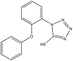 1-(2-phenoxyphenyl)-1H-1,2,3,4-tetrazole-5-thiol 结构式