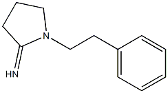 1-(2-phenylethyl)pyrrolidin-2-imine,,结构式