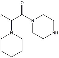 1-(2-piperidin-1-ylpropanoyl)piperazine Struktur