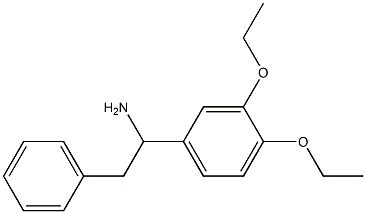 1-(3,4-diethoxyphenyl)-2-phenylethan-1-amine 结构式