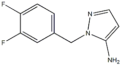 1-(3,4-difluorobenzyl)-1H-pyrazol-5-amine Structure