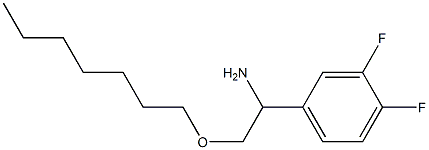 1-(3,4-difluorophenyl)-2-(heptyloxy)ethan-1-amine