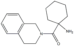 1-(3,4-dihydroisoquinolin-2(1H)-ylcarbonyl)cyclohexanamine