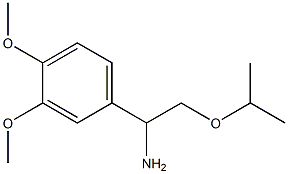 1-(3,4-dimethoxyphenyl)-2-(propan-2-yloxy)ethan-1-amine Structure