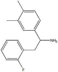 1-(3,4-dimethylphenyl)-2-(2-fluorophenyl)ethan-1-amine