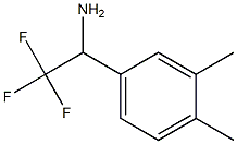 1-(3,4-dimethylphenyl)-2,2,2-trifluoroethan-1-amine Struktur