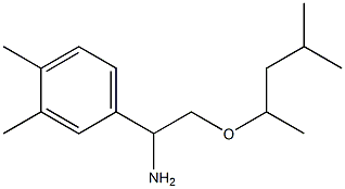 1-(3,4-dimethylphenyl)-2-[(4-methylpentan-2-yl)oxy]ethan-1-amine