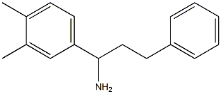 1-(3,4-dimethylphenyl)-3-phenylpropan-1-amine Structure