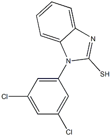 1-(3,5-dichlorophenyl)-1H-1,3-benzodiazole-2-thiol Structure