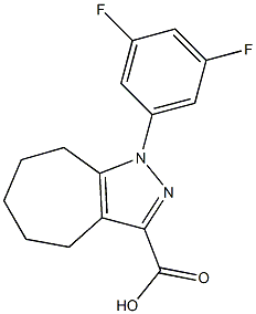  1-(3,5-difluorophenyl)-1,4,5,6,7,8-hexahydrocyclohepta[c]pyrazole-3-carboxylic acid