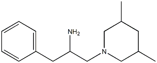 1-(3,5-dimethylpiperidin-1-yl)-3-phenylpropan-2-amine Structure