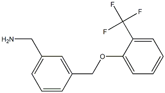 1-(3-{[2-(trifluoromethyl)phenoxy]methyl}phenyl)methanamine