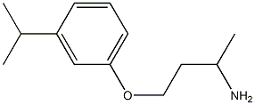 1-(3-aminobutoxy)-3-(propan-2-yl)benzene