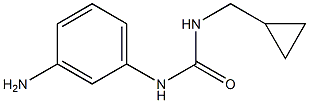 1-(3-aminophenyl)-3-(cyclopropylmethyl)urea,,结构式