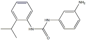 1-(3-aminophenyl)-3-[2-(propan-2-yl)phenyl]urea 结构式