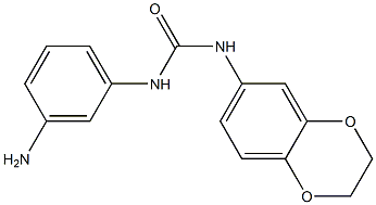 1-(3-aminophenyl)-3-2,3-dihydro-1,4-benzodioxin-6-ylurea