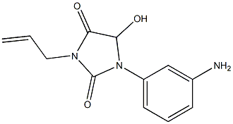 1-(3-aminophenyl)-5-hydroxy-3-(prop-2-en-1-yl)imidazolidine-2,4-dione