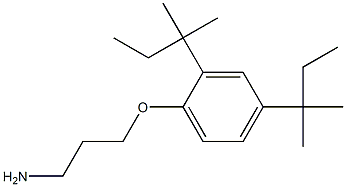 1-(3-aminopropoxy)-2,4-bis(2-methylbutan-2-yl)benzene Structure